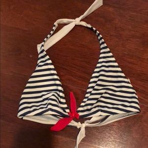 Red white and blue bikini top